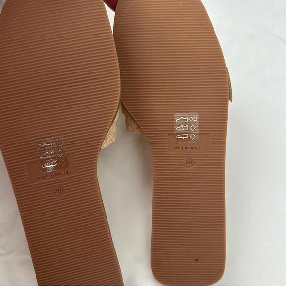 Anthropologie Buckle Slide Sandals - Picture 3 of 3